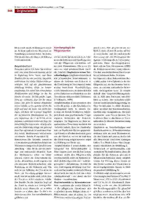 Vorschauseite 6: Evaluation der pflegerischen Expertise in der Psychiatrie - ein Praxisforschungsprojekt an der Friedrich-Husemann-Kiinik bei Freiburg im Breisgau