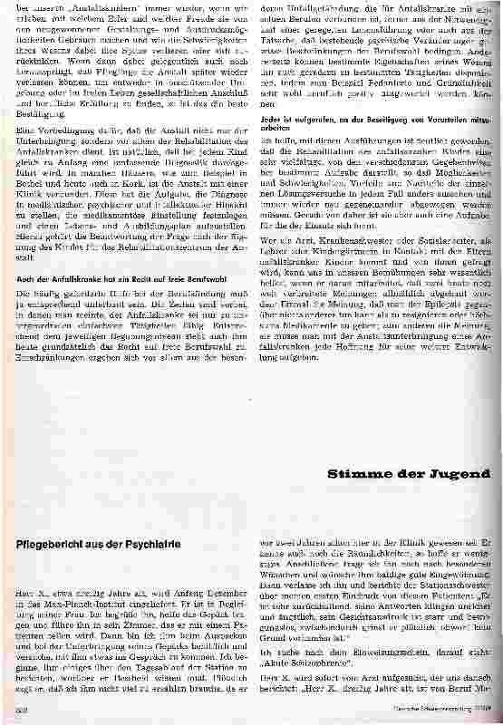 Vorschauseite 1: Pflegebericht aus der Psychiatrie