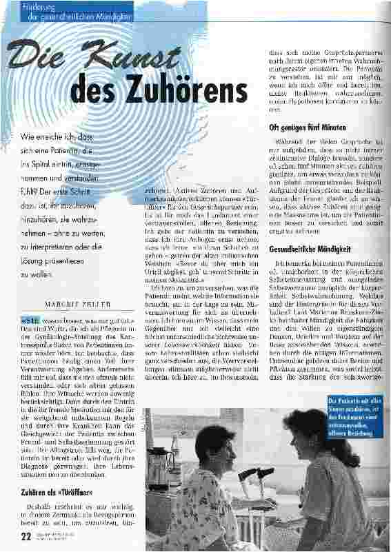 Vorschauseite 1: Die Kunst des Zuhörens