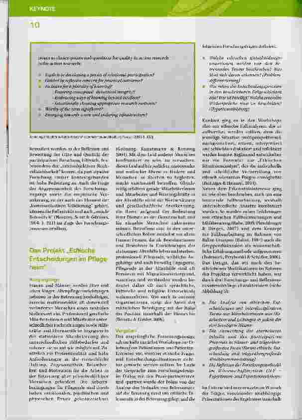 Vorschauseite 5: Partizipative Forschung in Pflegeund Gesundheitswissenschaft am Beispiel Palliative und Dementia Care