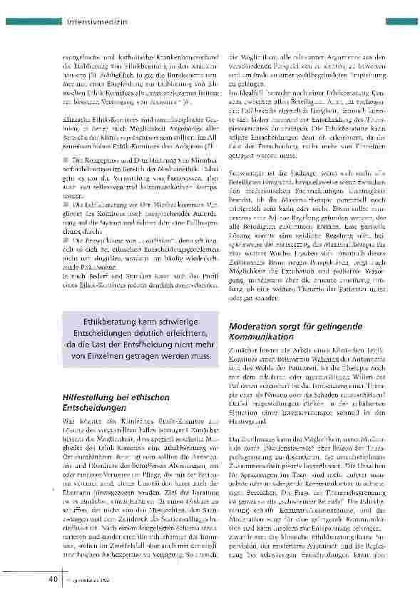 Vorschauseite 3: Ethikberatung vor Ort