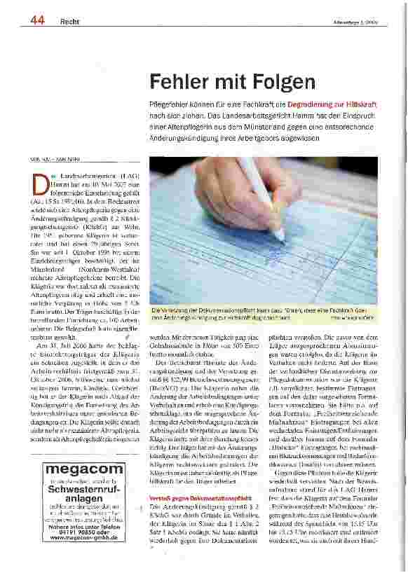Vorschauseite 1: RechtFehler mit Folgen