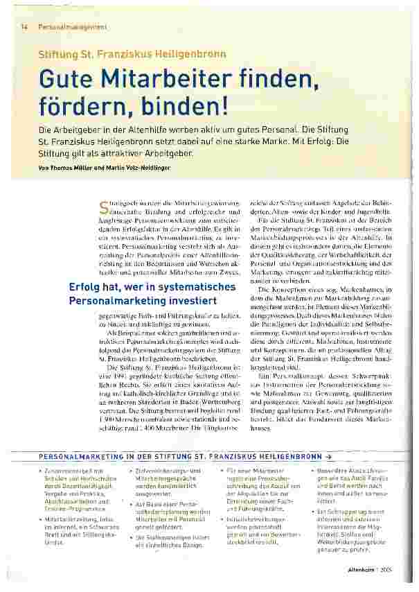 Vorschauseite 1: Gute Mitarbeiter finden, fördern, binden!