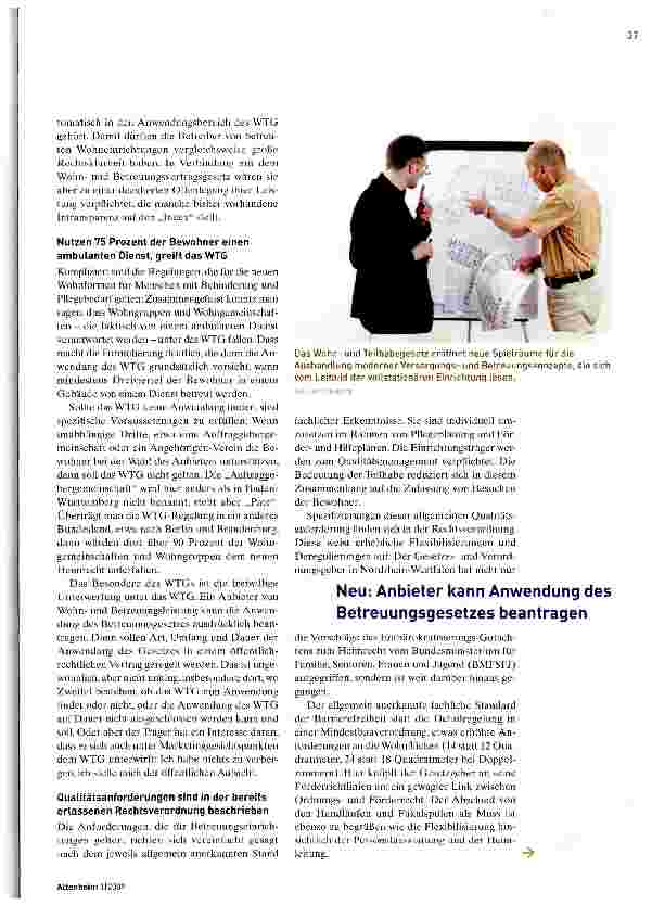 Vorschauseite 2: Im Fokus: Teilhabe und Wohnen
