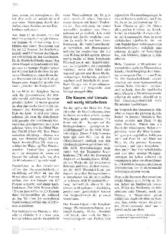 Vorschauseite 5: Gesundheitswirtschaft in Bewegung