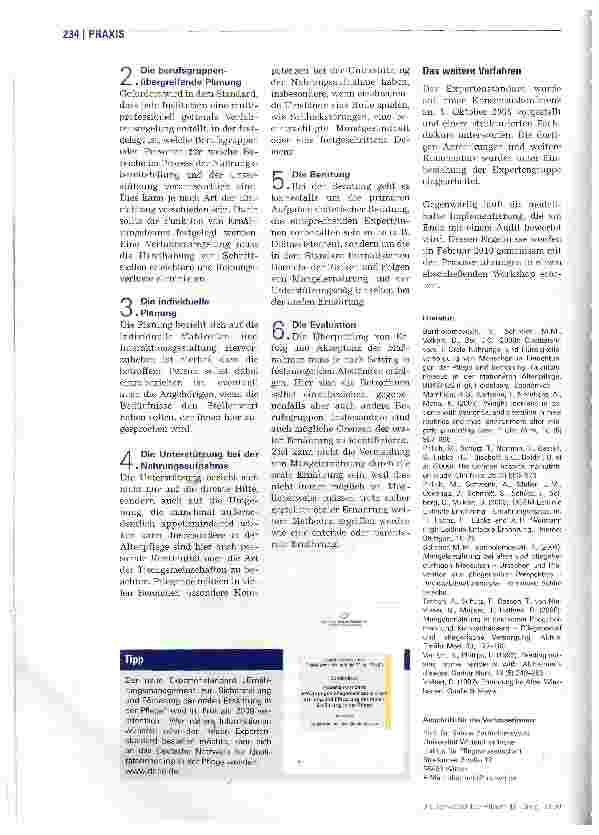 Vorschauseite 5: Ernährungsmanagement zur Sicherstellung und Förderung der oralen Ernährung
