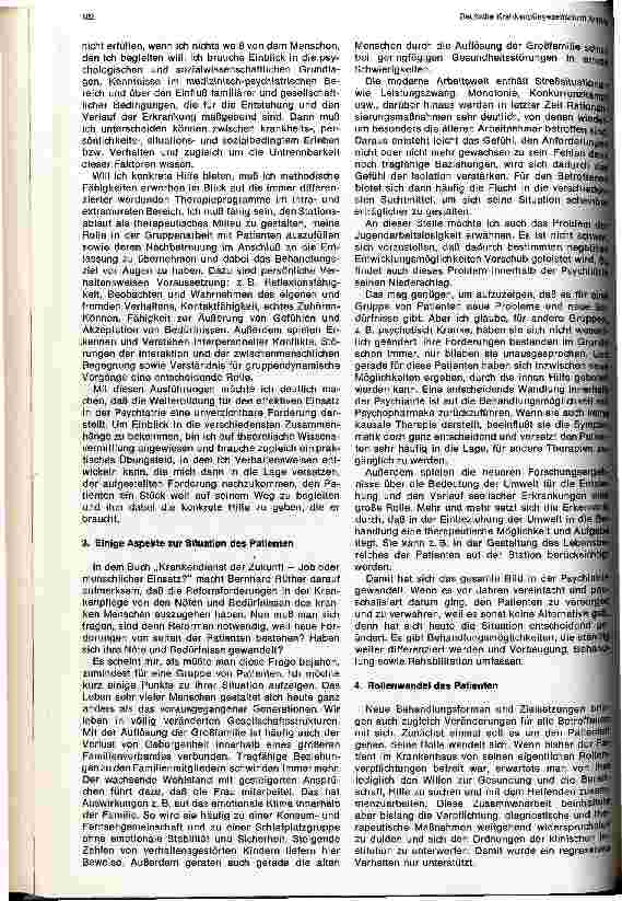 Vorschauseite 2: Die Notwendigkeit einer fachlichen Weiterbildung für das Pflegepersonal in der Psychiatrie, begründet im Wandel innerhalb dieser Disziplin