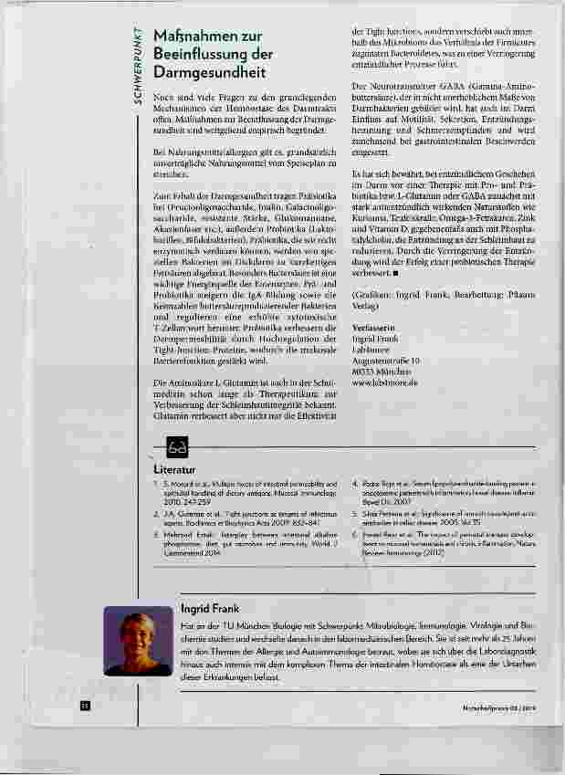 Vorschauseite 5: Die Bedeutung der Darmbarriere bei Nahrungsmittelallergien
