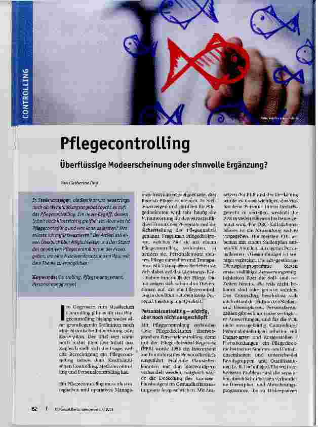 Vorschauseite 1: Pflegecontrolling