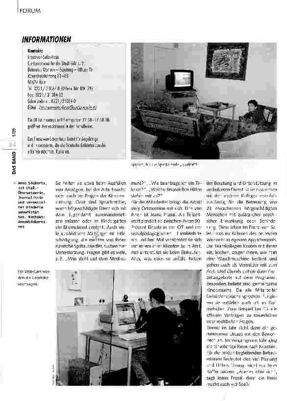Vorschauseite 3: Spielen, Kickern oder Reden