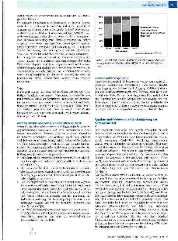 Vorschauseite 2: Alterssexualität - (k)ein Tabu in der gerontopsychiatrischen Pflege