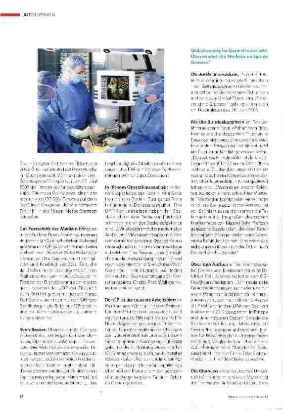 Vorschauseite 3: MEDIZIN BRAUCHT ZUKUNFT