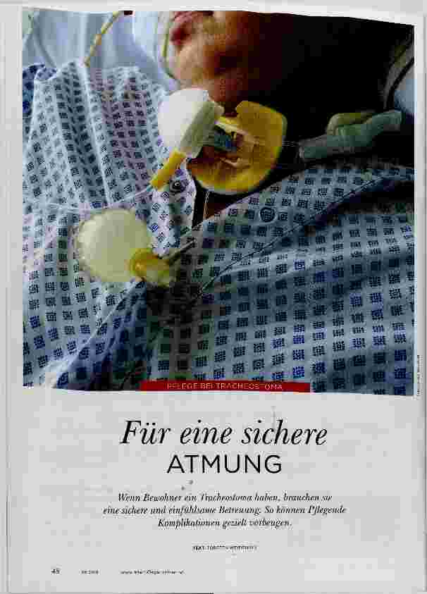 Vorschauseite 1: Für eine sichere ATMUNG