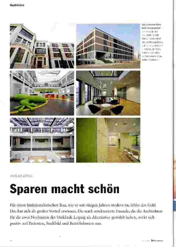 Vorschauseite 1: Sparen macht schön