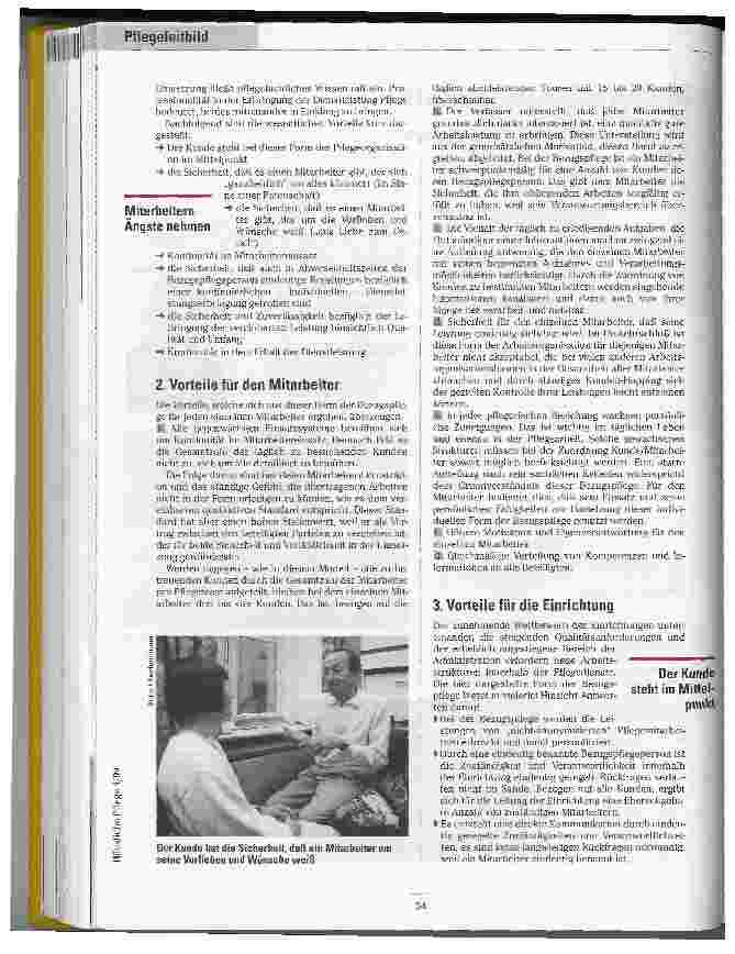 Vorschauseite 2: Zurück in die Zukunft Bezugspflege als Dienstleistungsverständnis