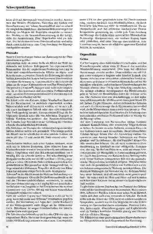 Vorschauseite 3: Kardiopulmonale Wiederbelebung / Grundlagen für die Einweisung von Pflegekräften zu Beginn ihrer Tätigkeit in e. kardiochirurg. Klinik