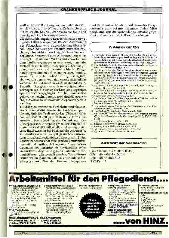 Vorschauseite 5: Der Pflegeprozeß Teil 2
