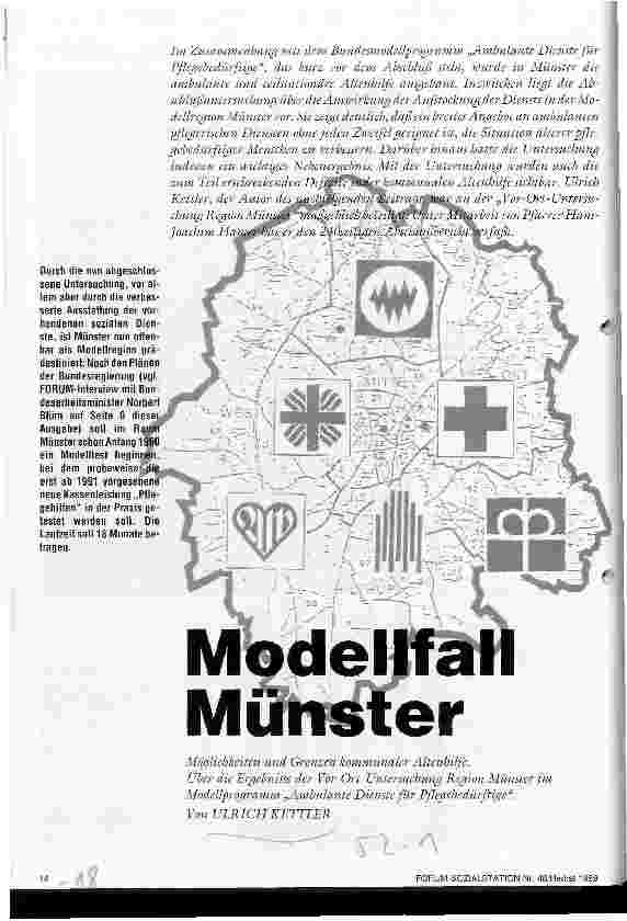 Vorschauseite 1: Modellfall Münster