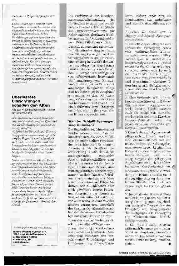Vorschauseite 4: Modellfall Münster