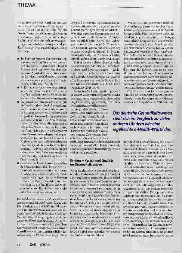 Vorschauseite 2: Inkrementeil oder mit der Brechstange: Wie wird das Gesundheitswesen endlich digital?