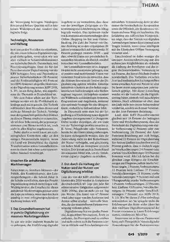 Vorschauseite 3: Inkrementeil oder mit der Brechstange: Wie wird das Gesundheitswesen endlich digital?