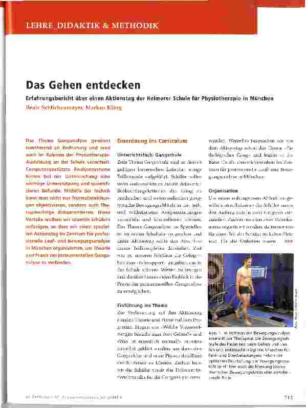 Vorschauseite 1: Das Gehen entdecken