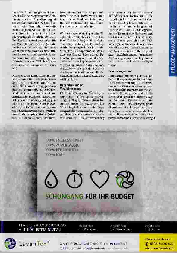 Vorschauseite 2: Innovative Büdungsoffensive für Pflegekräfte