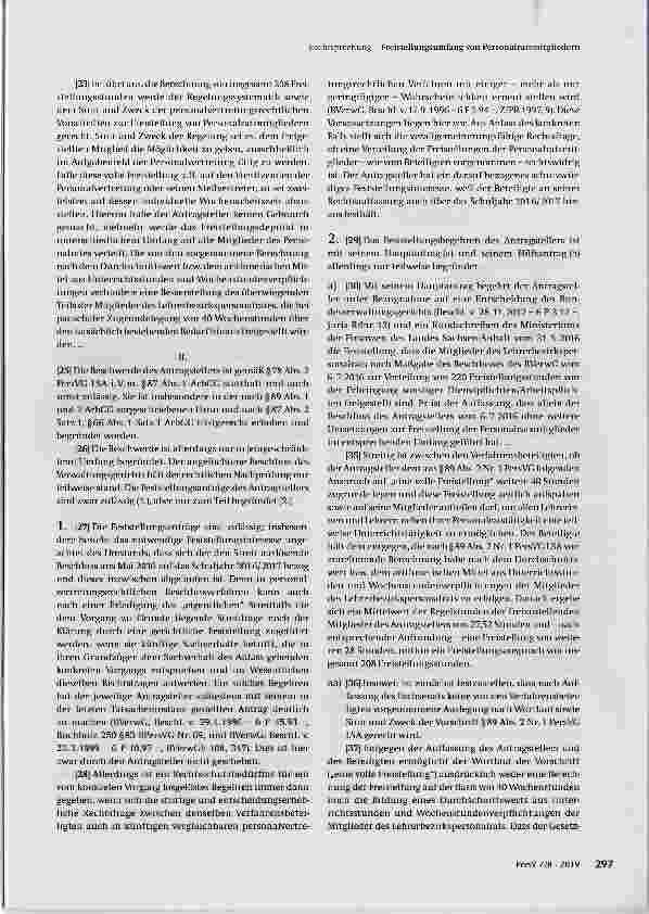 Vorschauseite 2: Freistellungsumfang von Personalratsmitgliedern
