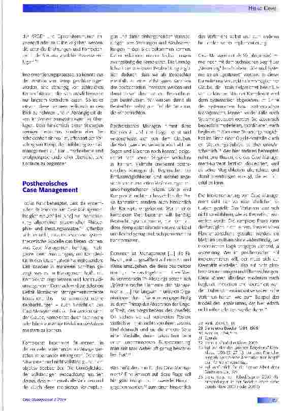 Vorschauseite 3: Theorie und Praxis! Weitere Typen der Case Management-Kritik