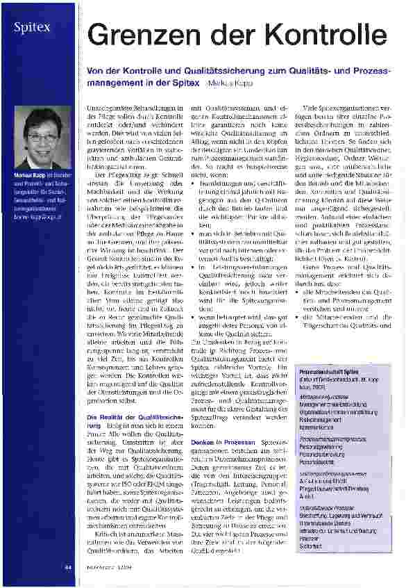 Vorschauseite 1: Grenzen der Kontrolle
