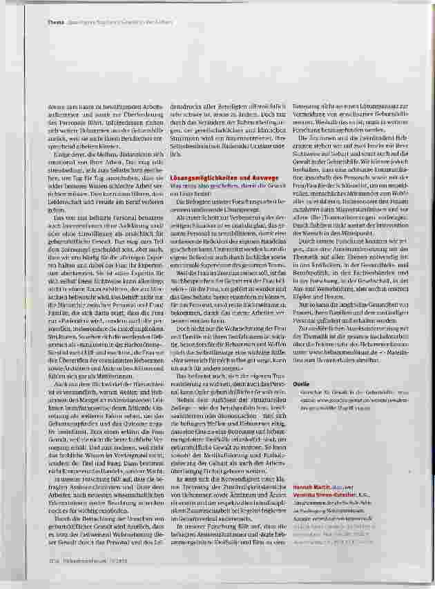 Vorschauseite 2: Das Problem ist längst bekannt. Aber ist es auch erkannt?