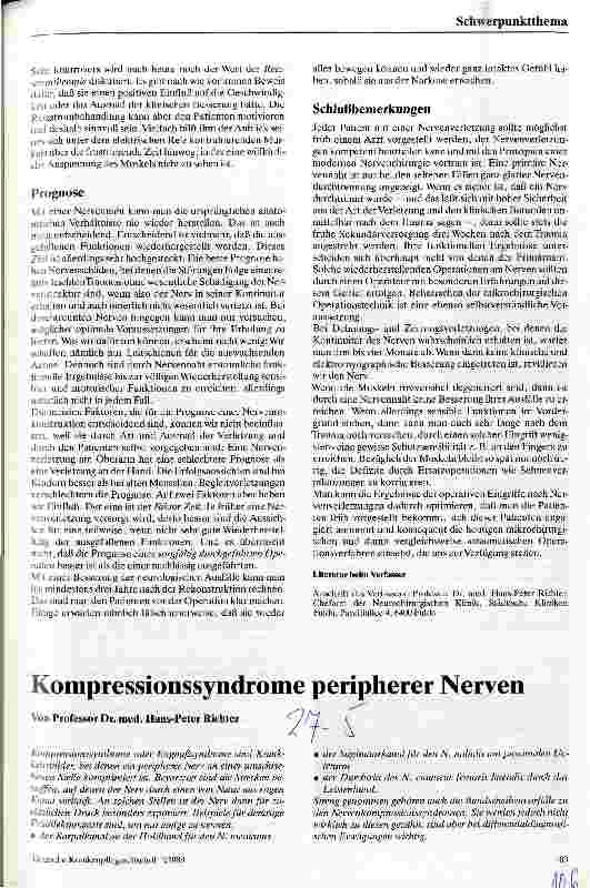 Vorschauseite 4: Nervenverletzungen und ihre Behandlung