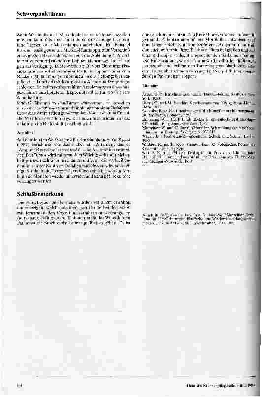 Vorschauseite 6: Die chirurgische Therapie bösartiger Knochentumoren