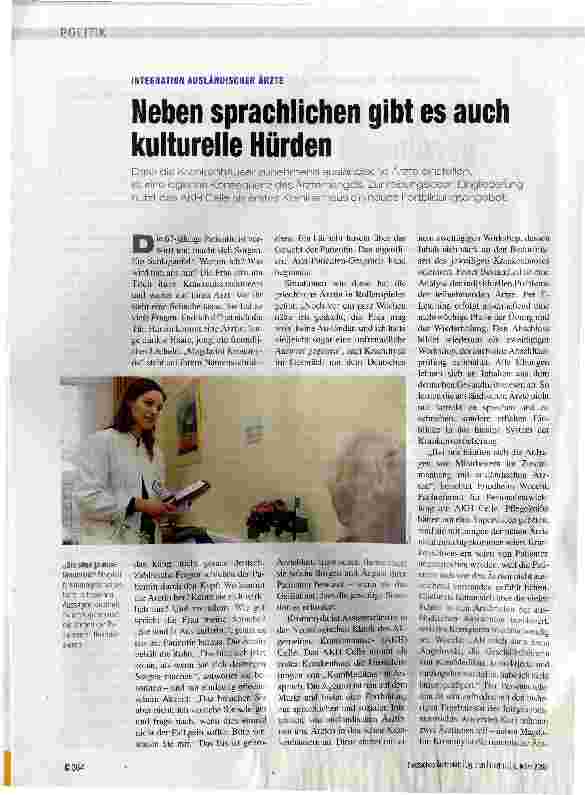 Vorschauseite 1: Neben sprachlichen gibt es auch kulturelle Hürden