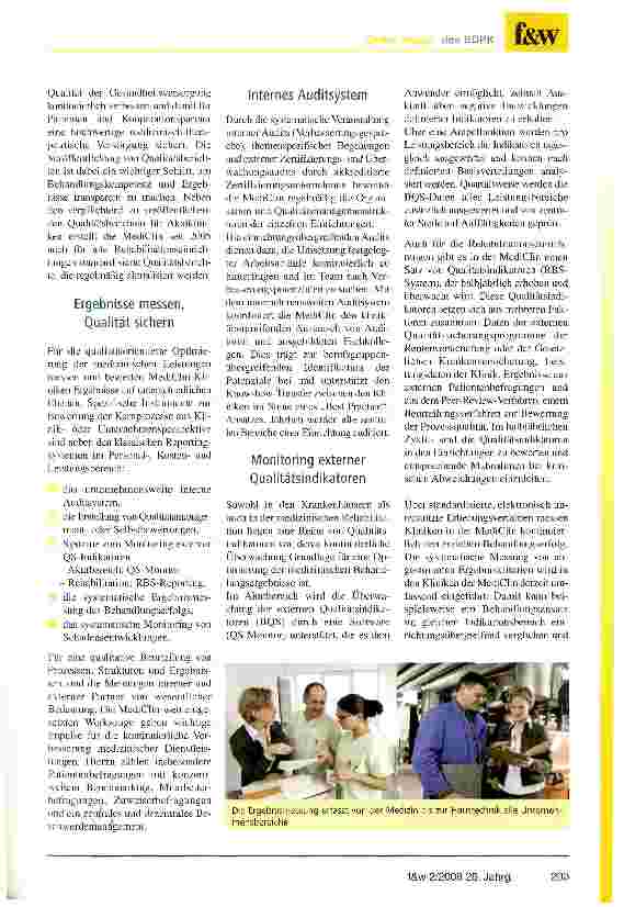 Vorschauseite 3: Transparenz und Ergebnisorientierung