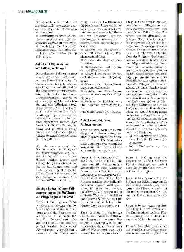 Vorschauseite 3: Wissenserweiterung in der Pflege über Fallbesprechungen