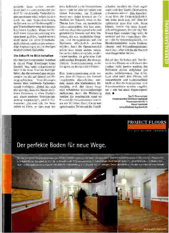 Vorschauseite 4: Bypassoperation für das Klinikum Ingolstadt