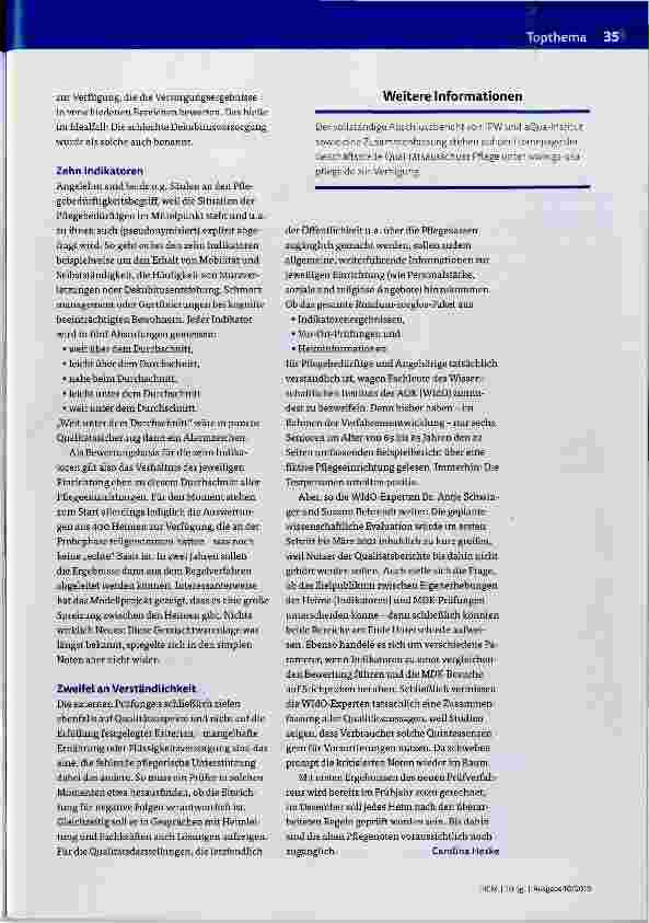 Vorschauseite 2: Alles (nicht) neu beim Pflege-TÜV