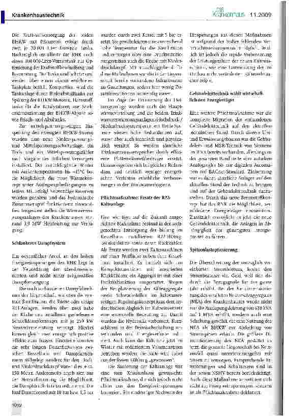 Vorschauseite 3: Energetische Sanierung des Reinhard-Nieter-Krankenhauses Wilhelmshaven