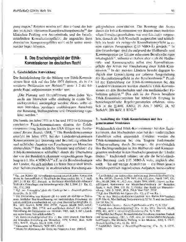 Vorschauseite 2: Teilrechtsfähigkeit öffentlich-rechtlicher Ethik-Kommissionen — Die Übertragbarkeit der Lehre von den Teilrechtsfähigen Verbänden des öffentlichen Rechts auf Ethik-Kommissionen