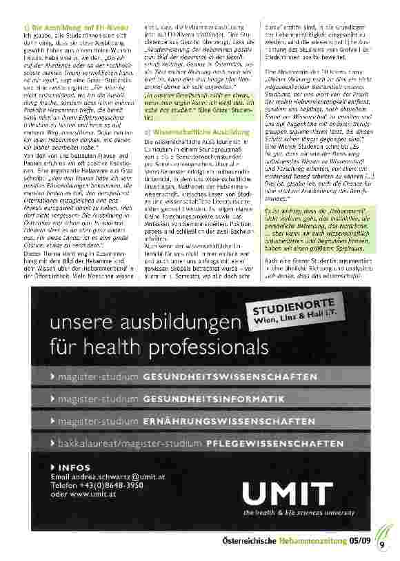 Vorschauseite 2: Wir sind keine eingebildeten Theoretikerinnen