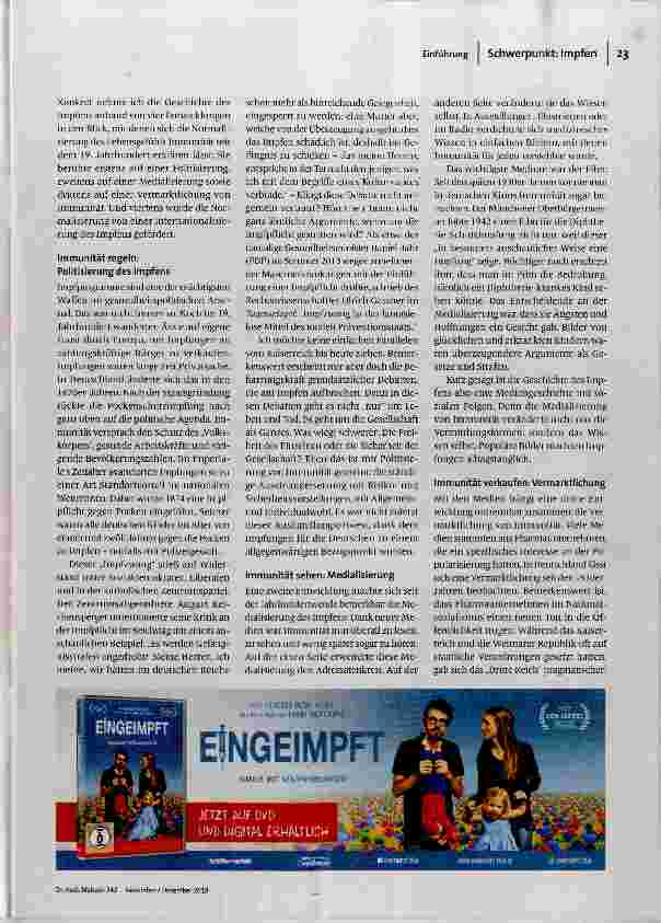 Vorschauseite 2: Im Zeitalter der Immunität