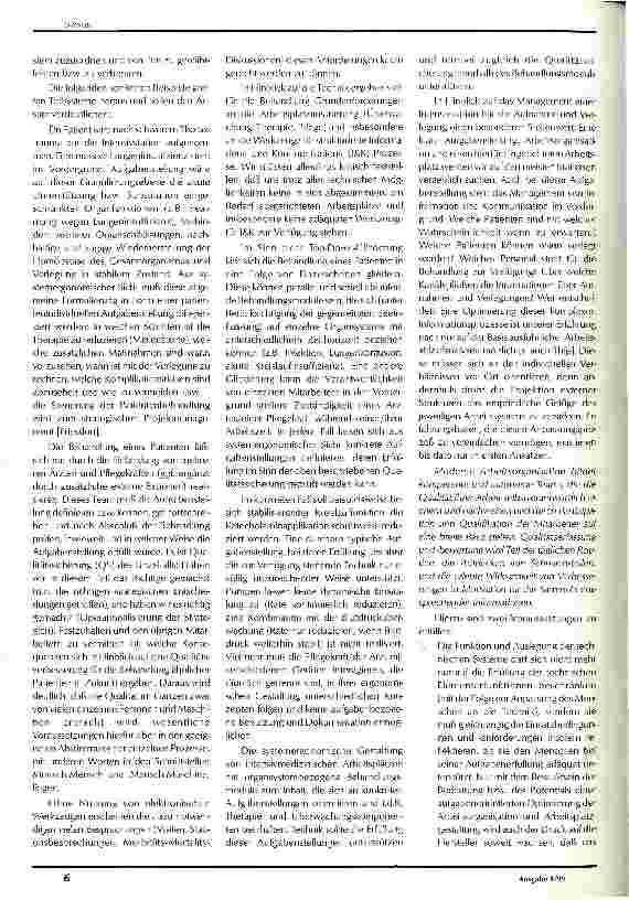 Vorschauseite 2: Gestaltung von intensivmedizinischen Arbeitsplätzen - der systemergonomische Ansatz zur Qualitätssicherung