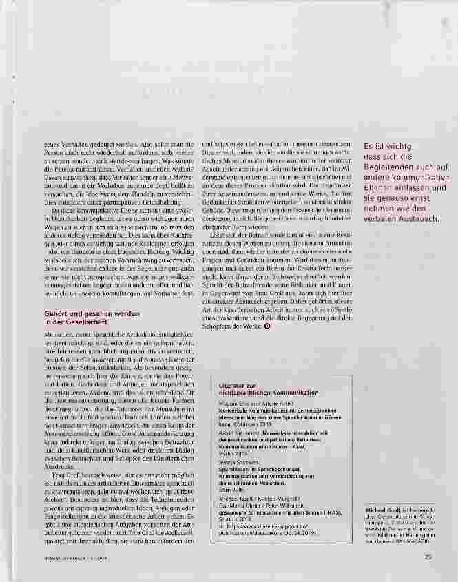 Vorschauseite 2: Interessen vertreten: auch ohne Sprache