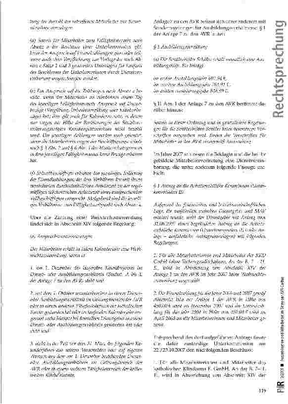 Vorschauseite 2: Auszubildende sind Mitarbeiter im Sinne der AVR-Caritas