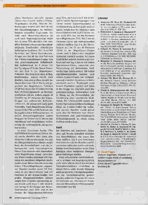 Vorschauseite 2: Gewichtsreduktion als Beitrag zur Abheilung chronischer Wunden