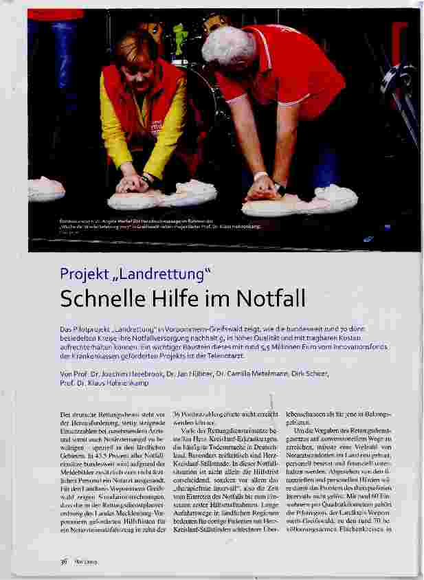 Vorschauseite 1: Schnelle Hilfe im Notfall