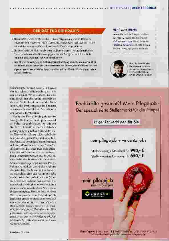 Vorschauseite 2: Die Antifolterstelle und die Heime