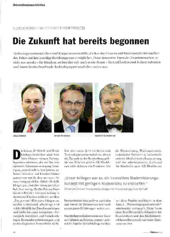 Vorschauseite 1: Die Zukunft hat bereits begonnen