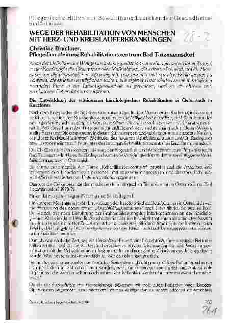 Vorschauseite 1: Wege der Rehabilitation von Menschen mit Herzund Kreislauferkrankungen